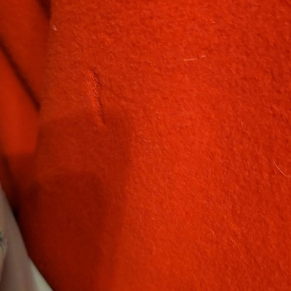 Vintage Red Wool& Leopard Coat L..XL - Picture 14 of 14